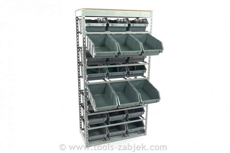 Rack with 24 Storage Bins HB