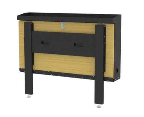 Foldable workbench for wall mounting HB