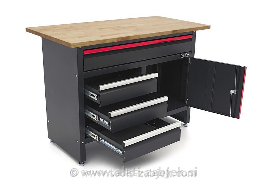 Work table with drawers 120cm HB