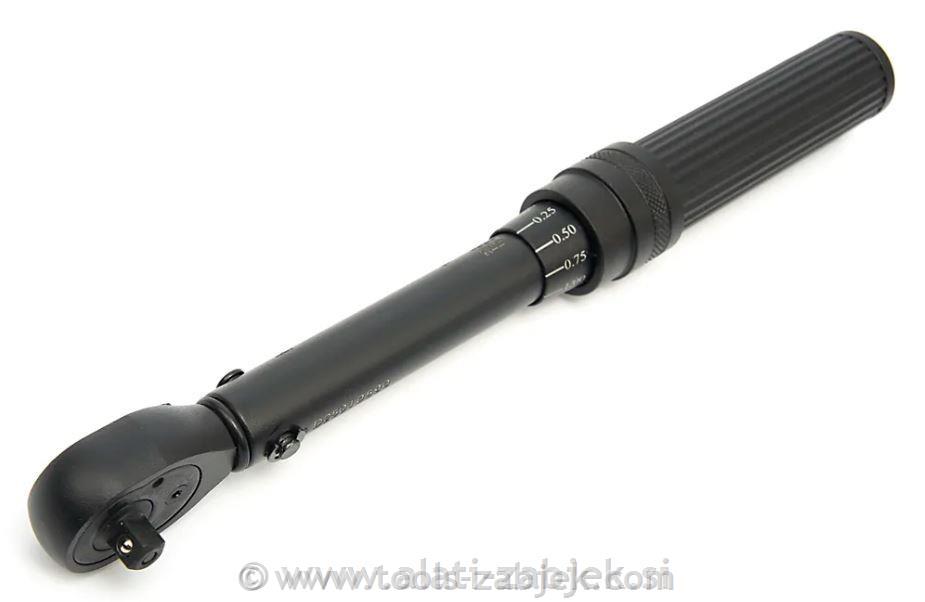 Torque wrench 1/4" 5–25 Nm in case HBN