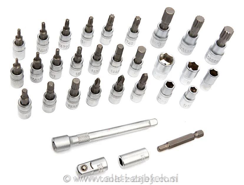 Torque wrench with bits 2–20 Nm HBN