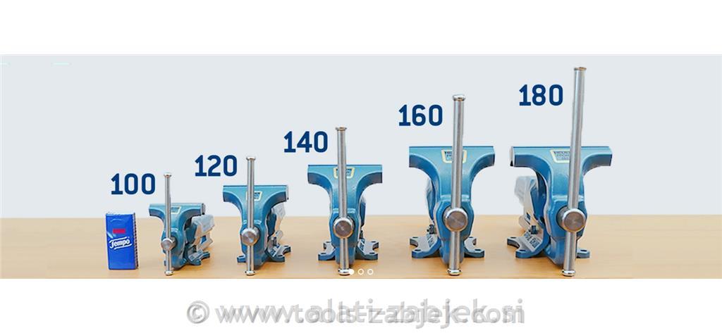 Forged bench vice 100 - 180 mm HEUER