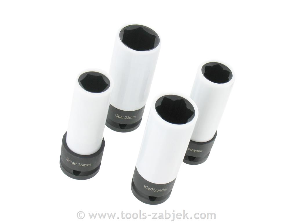 Special wheels socket set for Kia, Hyundai, Mercedes, Maybach, Opel, Smart HUBITOOLS