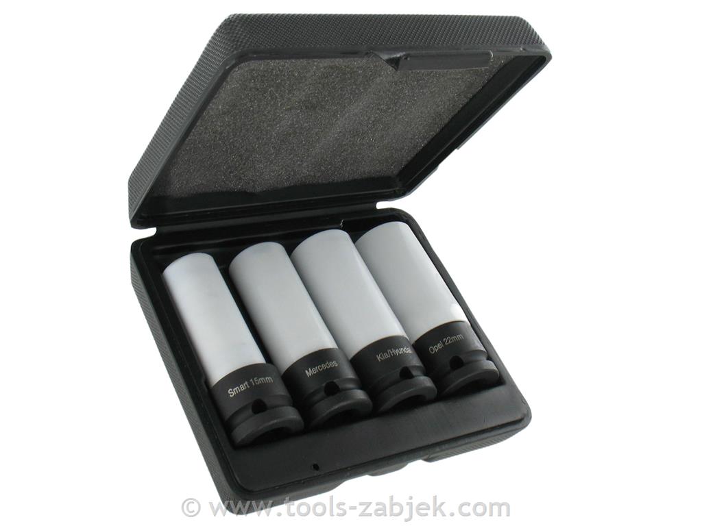 Special wheels socket set for Kia, Hyundai, Mercedes, Maybach, Opel, Smart HUBITOOLS