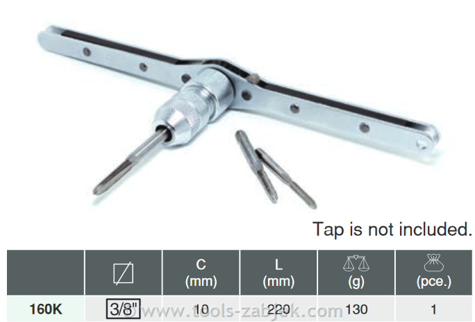 Ratchet tap handle 3"8 KOKEN