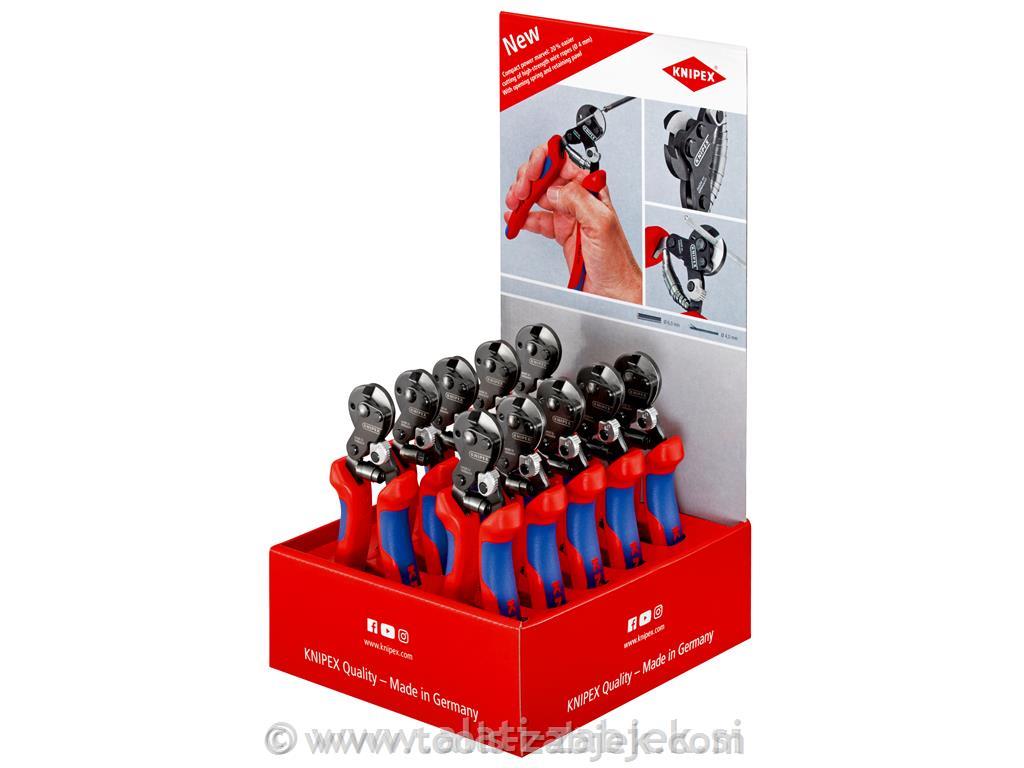 Counter display with wire rope pliers 9562 160 KNIPEX