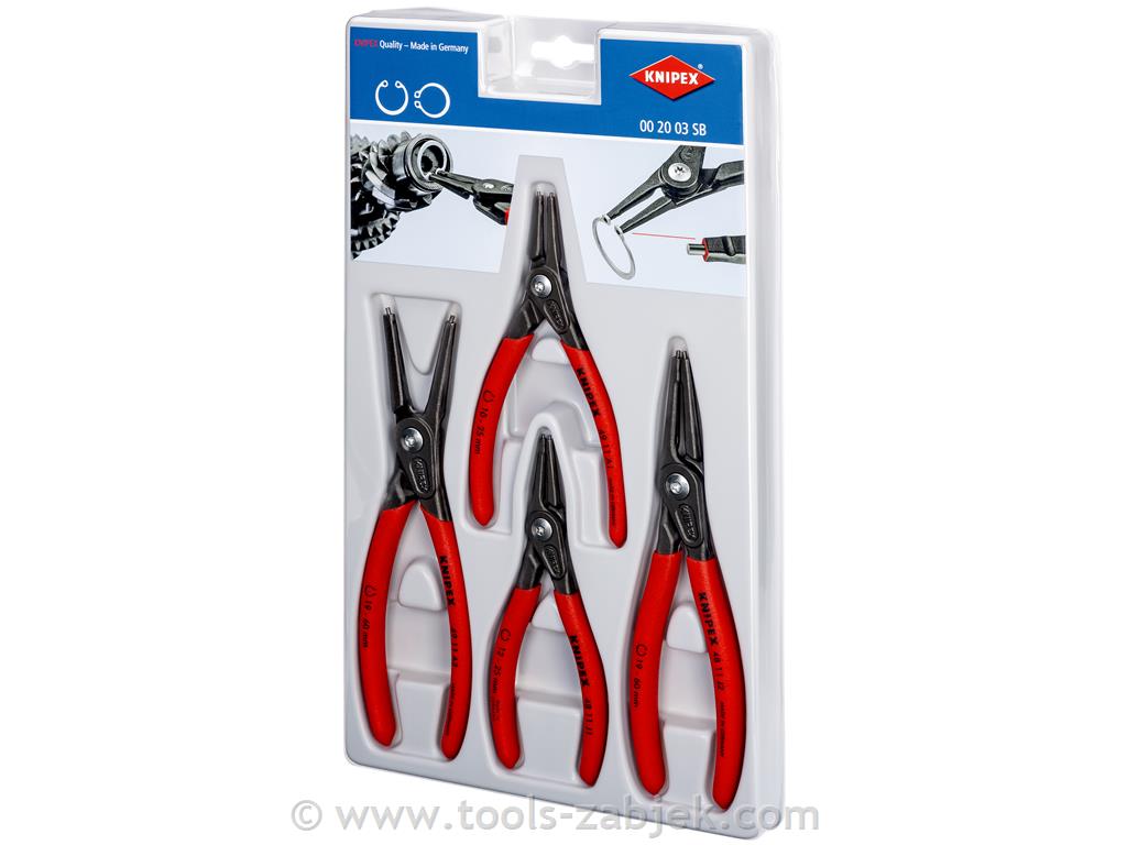 Circlip pliers set 00 20 03 SB KNIPEX