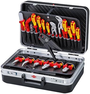 20-piece tool case with electricians' tools 00 21 20 KNIPEX