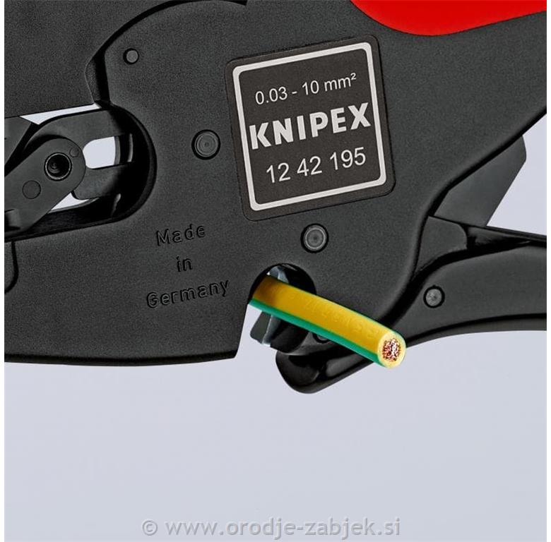 Insulation stripper 10 mm2 12 42 195 KNIPEX
