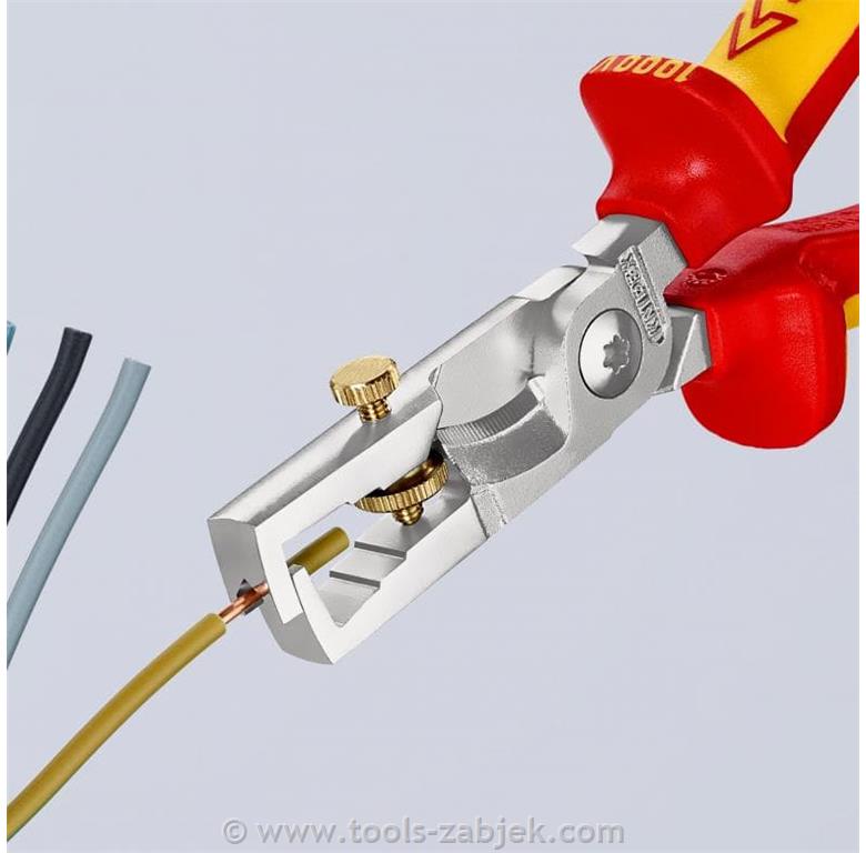 Insulation stripper with wire shears 1366 180 KNIPEX