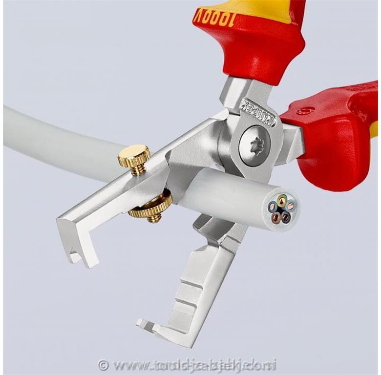Insulation stripper with wire shears 1366 180 KNIPEX