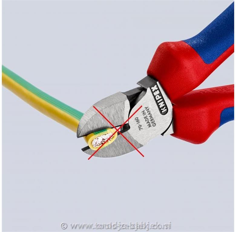 Diagonal cutter, chrome-plated KNIPEX