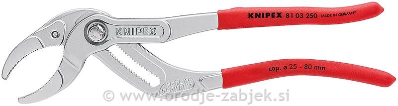 Pliers for siphons and connectors 81 03250 KNIPEX