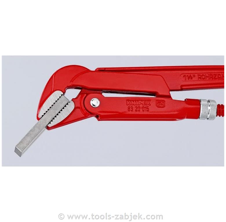 Pipe wrench 45° KNIPEX