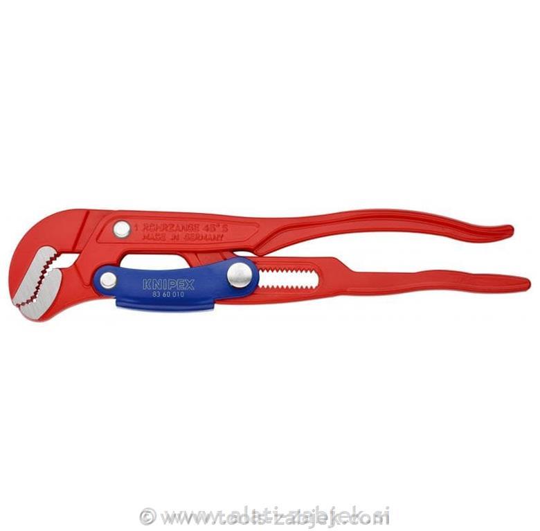 Pipe wrench S-type with fast adjustment KNIPEX