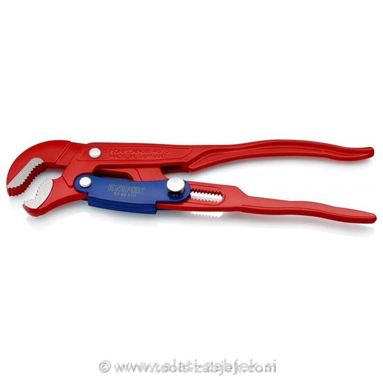 Pipe wrench S-type with fast adjustment KNIPEX