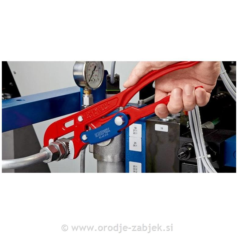 Pipe wrench S-type with fast adjustment KNIPEX