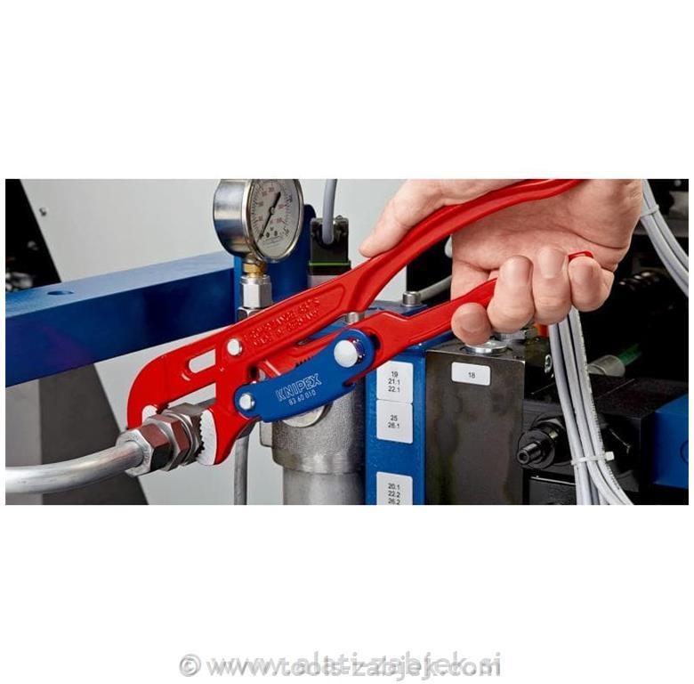 Pipe wrench S-type with fast adjustment KNIPEX