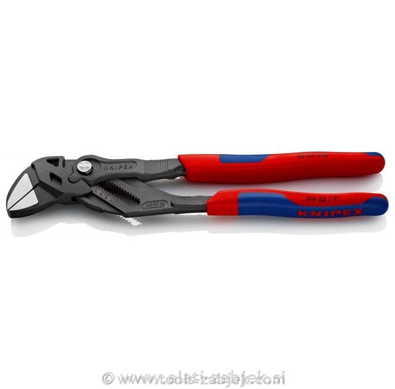 Pliers wrench with multi-component grips KNIPEX