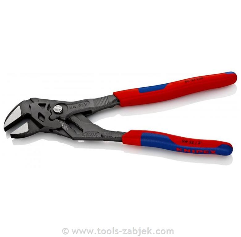 Pliers wrench with multi-component grips KNIPEX