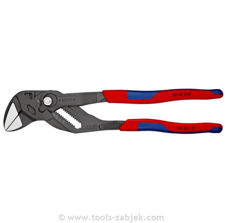 Pliers wrench with multi-component grips KNIPEX