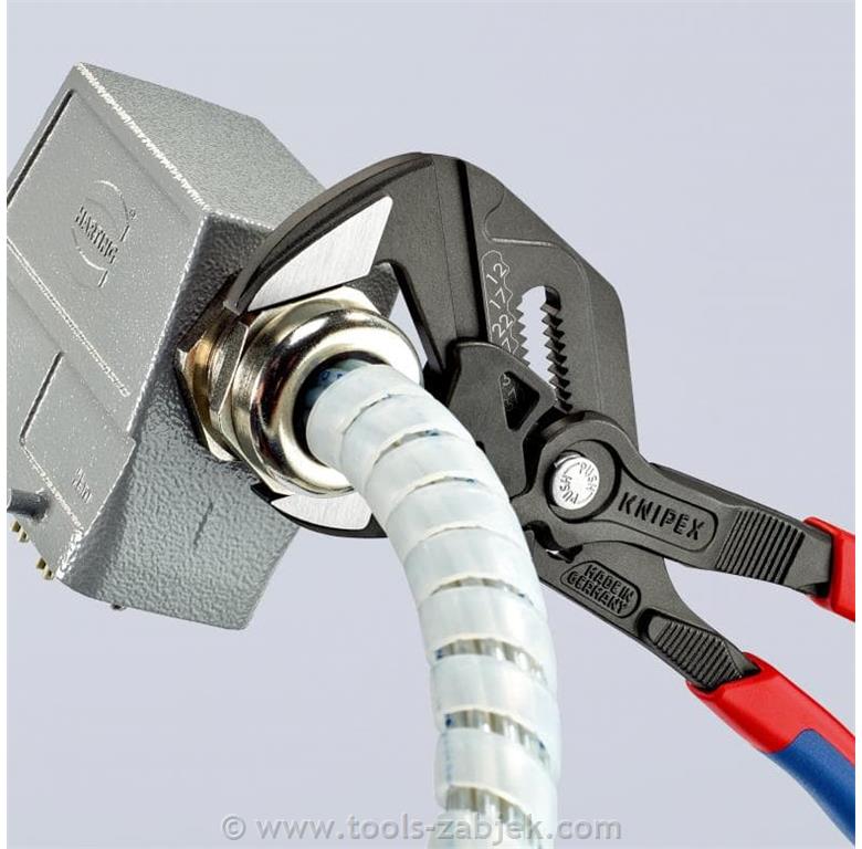 Pliers wrench with multi-component grips KNIPEX