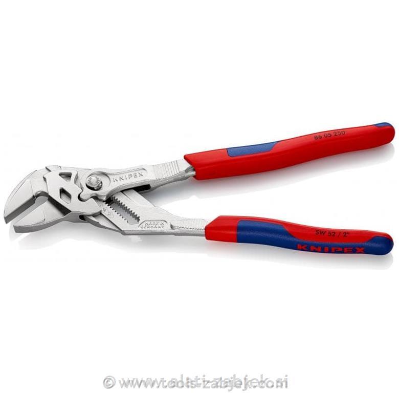 Pliers wrench with multi-component grips KNIPEX