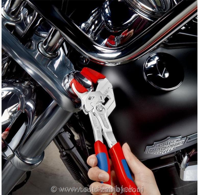 Pliers wrench with multi-component grips KNIPEX
