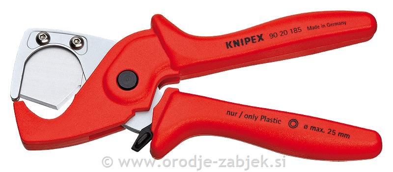 Cutter for plastic pipes 90 20 185 KNIPEX
