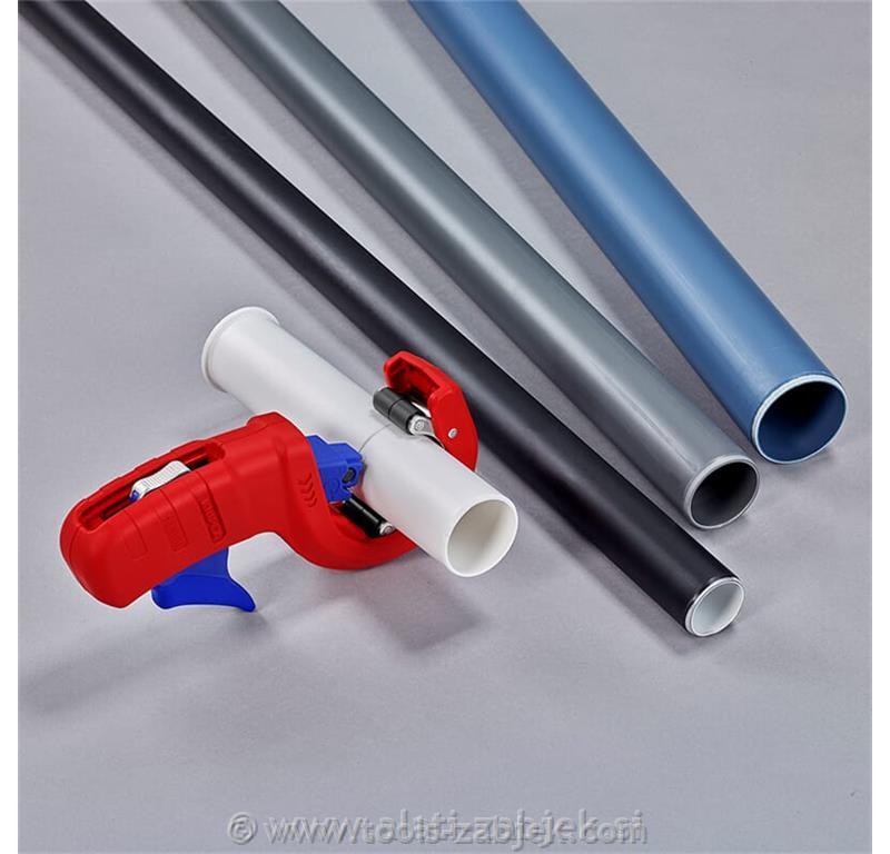 Plastic pipe cutter DP50 90 23 01 BK KNIPEX