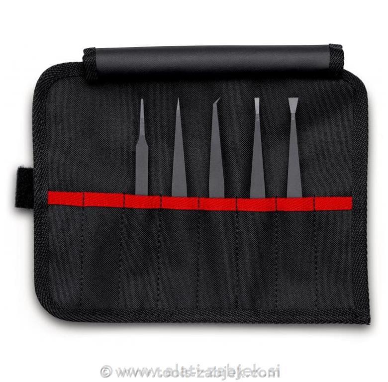 5-piece plastic tweezers set 92 00 05 ESD KNIPEX