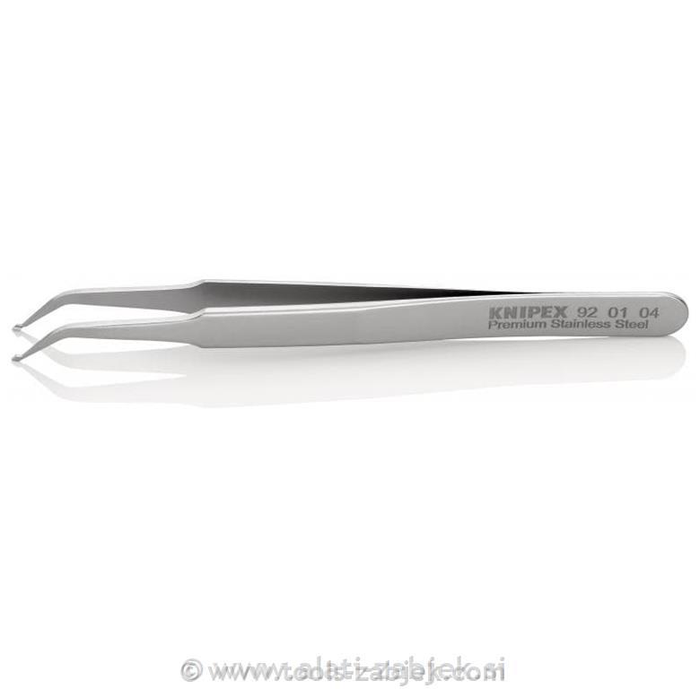 Precision tweezers, stainless steel, different types 92 01 XX KNIPEX