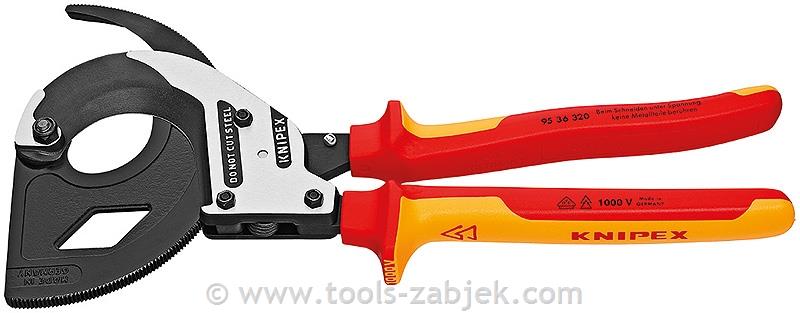 3-stage cable cutter 95 36 320 KNIPEX