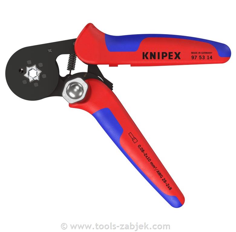 Crimping pliers for wire ferrules 97 5314 KNIPEX