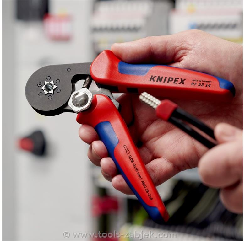 Crimping pliers for wire ferrules 97 5314 KNIPEX
