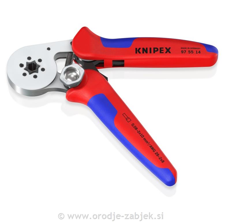 Crimping pliers for wire ferrules 97 5514 KNIPEX