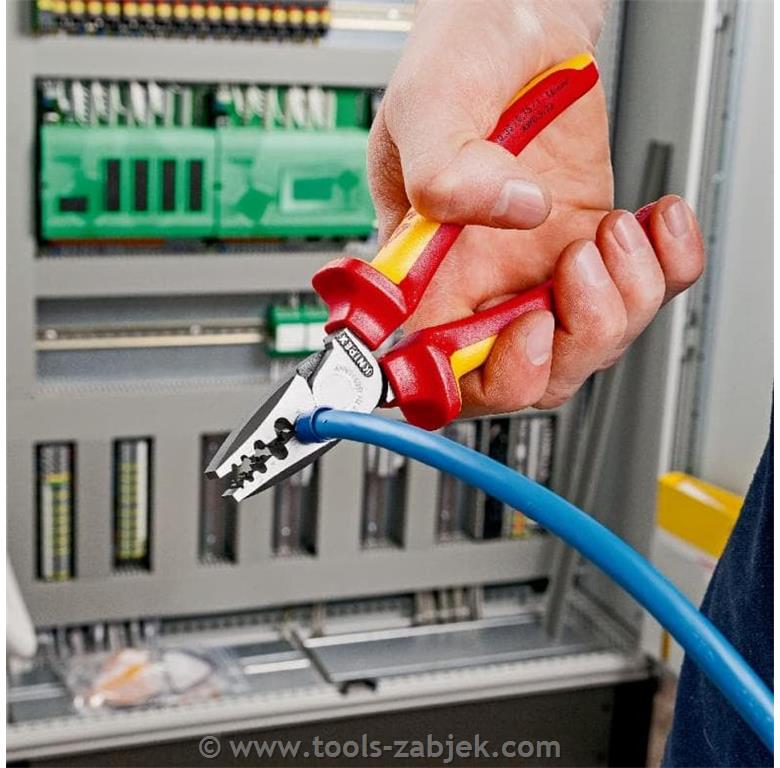 VDE crimping pliers for wire ferrules 9778 180 KNIPEX