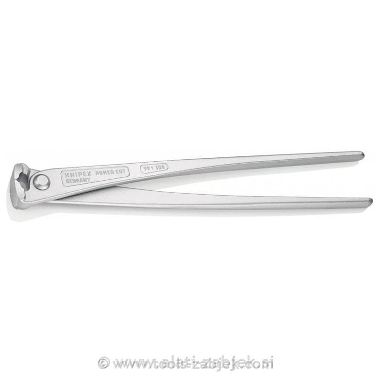 High leverage concreters' nipper, zinc-plated KNIPEX