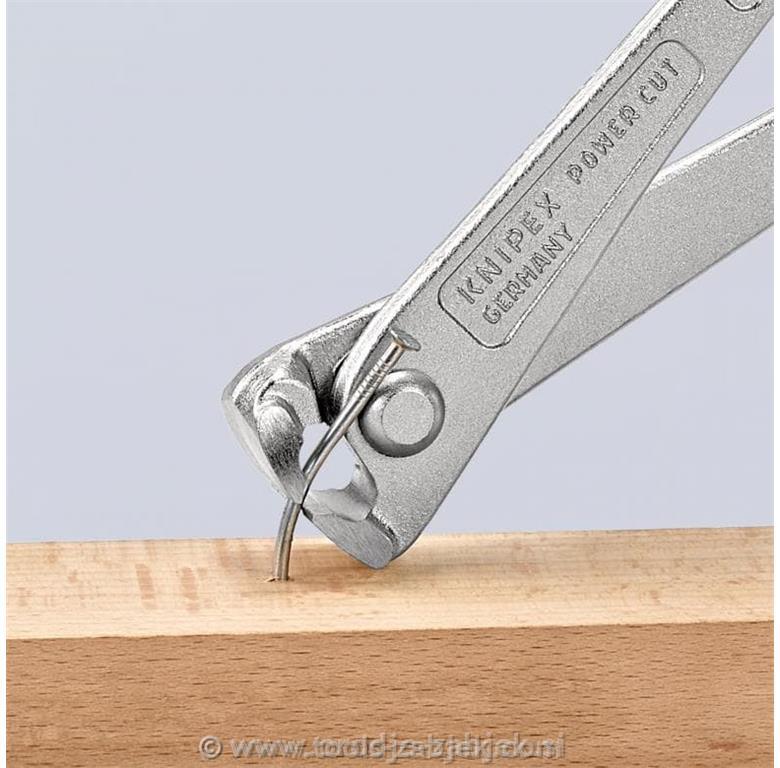 High leverage concreters' nipper, zinc-plated KNIPEX