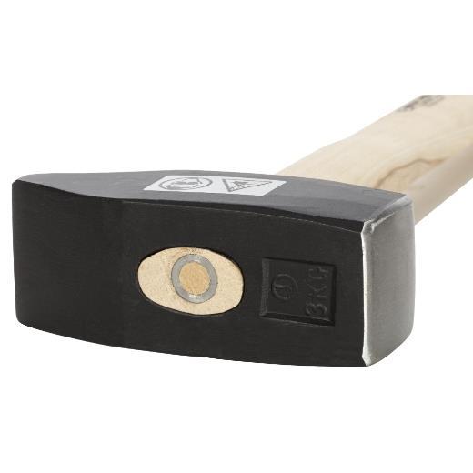 Hammer with a wooden handle 3 - 10kg RUTHE 