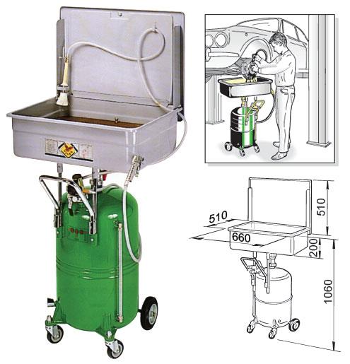 Universal parts washer 65L RAASM