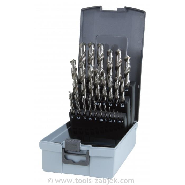 Twist drill bit set 1-13/0,5 mm RUKO