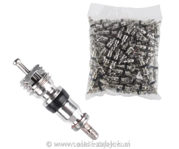 Valve cores 100 pcs RED LINE