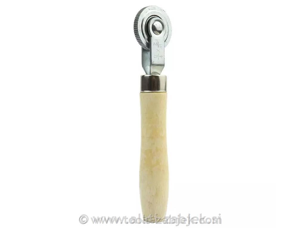 Metal roller for gluing RED LINE