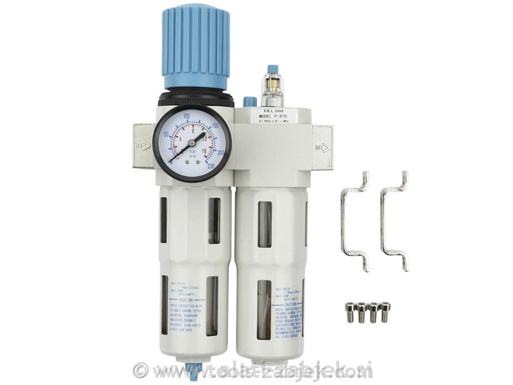 Air preparation unit 1/2" RED LINE