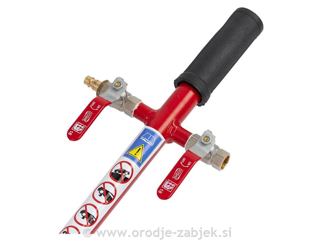 Pneumatic jack 4,5T RED LINE
