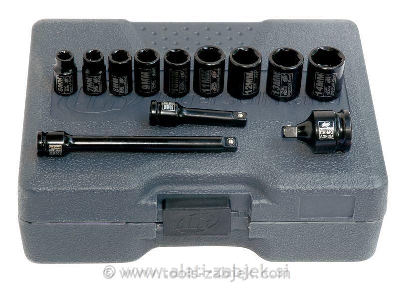 Impact socket set 1/4" 6-14 mm INGERSOLL RAND