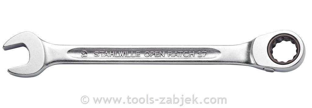 12- Delni set viličasto-obročnih ključev z ragljo STAHLWILLE
