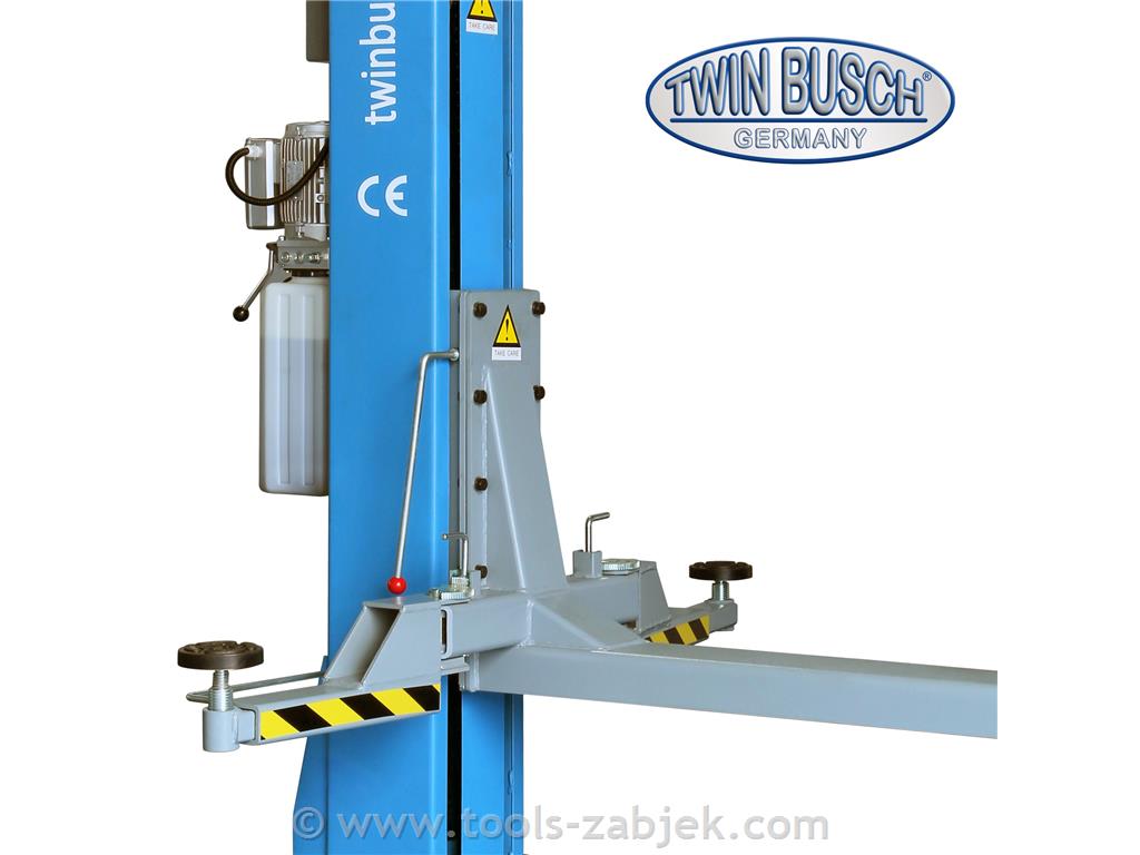 Electro-hydraulic single post lift 2,5T TWIN BUSCH
