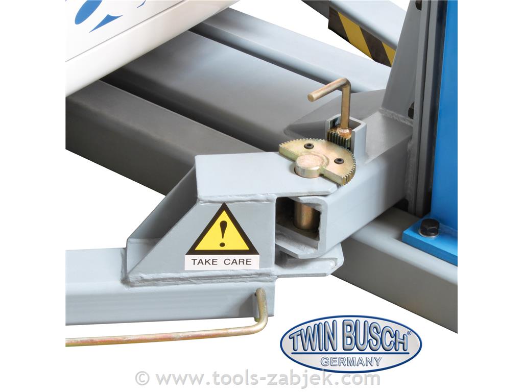 Electro-hydraulic single post lift 2,5T TWIN BUSCH